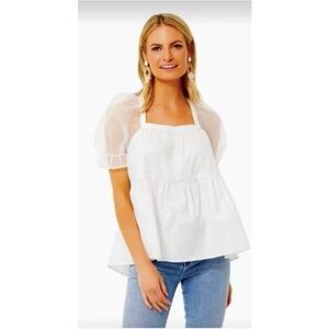 Pomander Place White Tinsley Top